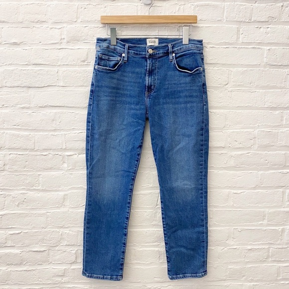 Citizens of Humanity || Ella Mid Rise Slim Jeans in Sundial Blue 29 - Picture 1 of 11